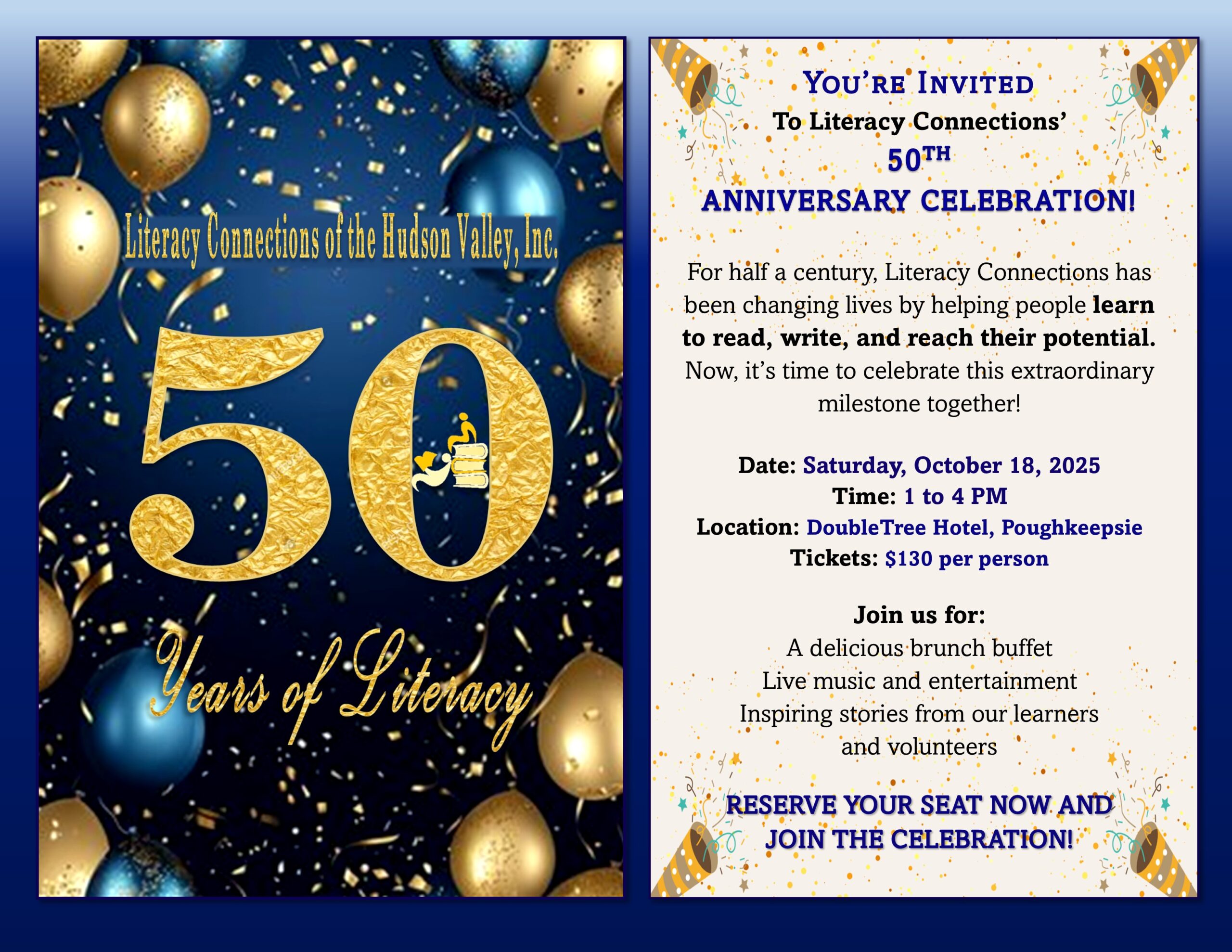 50th Anniversary of Literacy Connections in Hudson Valley